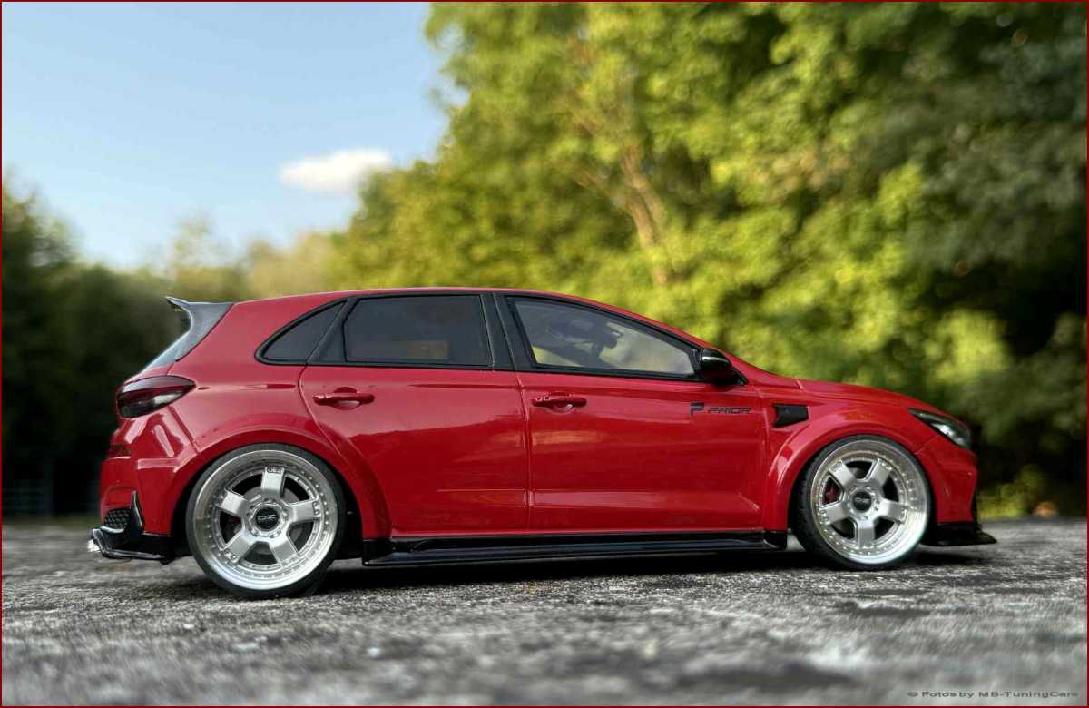 1:18 Hyundai I30 N Prior Rot Edition mit 3tlg.Alufelgen inkl.OVP